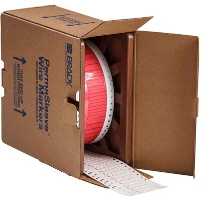 Brady, Rouleau d’étiquettes, HX-125-150-WT, B-7642, Gaine thermorétractable Heatex 2:1, blanche, 38 x 6,2mm, pour diamètre de - Publicité Brady, Rouleau d’étiquettes, HX-125-150-WT, B-7642, Gaine thermorétractable Heatex 2:1, blanche, 38 x 6,2mm, pour diamètre de - Publicité