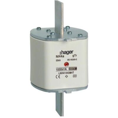 Hager, Fusible, HAG LNH41443M4T Fusible NH4a gTr 400V 1443A - Publicité Hager, Fusible, HAG LNH41443M4T Fusible NH4a gTr 400V 1443A - Publicité