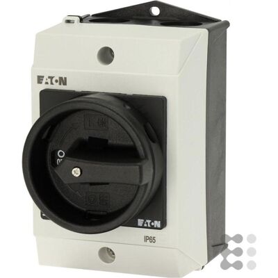 Interrupteur principal Eaton T0-2-1/I1/SVB-SW - 690V, 20A, 3P, IP65 - Publicité Interrupteur principal Eaton T0-2-1/I1/SVB-SW - 690V, 20A, 3P, IP65 - Publicité