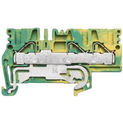 Weidmüller Bloc de jonction pour conducteur de protection PPE 2.5/4/3AN, Accessoires électroniques + boîtier, Vert, Jaune - Publicité Weidmüller Bloc de jonction pour conducteur de protection PPE 2.5/4/3AN, Accessoires électroniques + boîtier, Vert, Jaune - Publicité