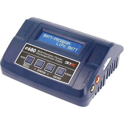 SkyRC Ladegerät AC/DC e680 LiPo, Chargeur RC, Noir - Publicité SkyRC Ladegerät AC/DC e680 LiPo, Chargeur RC, Noir - Publicité