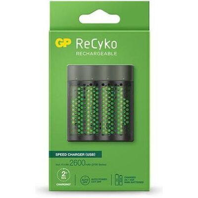 GP Batteries B53457 Chargeur de batterie USB (1 pcs, AA, AAA, Piles rechargeables + chargeur), Chargeur de batterie - Publicité GP Batteries B53457 Chargeur de batterie USB (1 pcs, AA, AAA, Piles rechargeables + chargeur), Chargeur de batterie - Publicité
