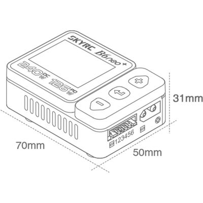 SkyRC B6neo+ Ladegerät gelb/blau LiPo 1-6s 10A 200W, Chargeur RC, Bleu, Jaune - Publicité SkyRC B6neo+ Ladegerät gelb/blau LiPo 1-6s 10A 200W, Chargeur RC, Bleu, Jaune - Publicité