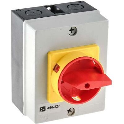 RS PRO Interrupteur d'isolement 4P 32A DIN IP65 - Interrupteur d'isolement - Publicité RS PRO Interrupteur d'isolement 4P 32A DIN IP65 - Interrupteur d'isolement - Publicité