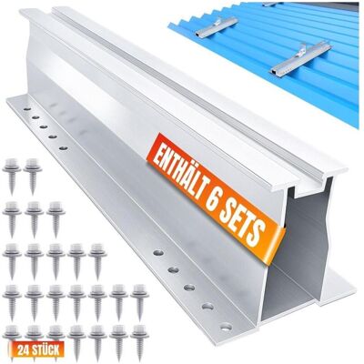 Sofar, Accessoires pour groupes électrogènes, SONSTIGE PV-Trapezblechhalter Montagesystem (Matériel de montage du système solaire) - Publicité Sofar, Accessoires pour groupes électrogènes, SONSTIGE PV-Trapezblechhalter Montagesystem (Matériel de montage du système solaire) - Publicité
