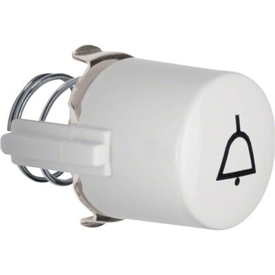 Berker Bouton-poussoir, Bouton + interrupteur, Blanc - Publicité Berker Bouton-poussoir, Bouton + interrupteur, Blanc - Publicité