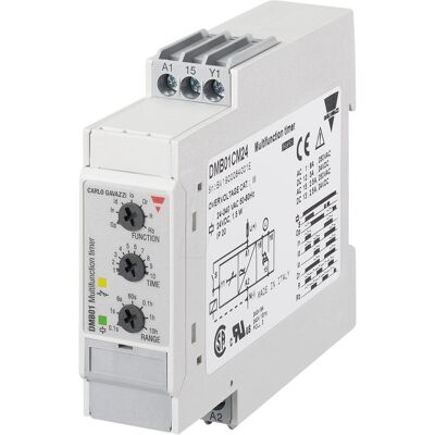 Carlo Gavazzi - DMB01DM24 - 2 Interrupteurs - Relais temporel - Publicité Carlo Gavazzi - DMB01DM24 - 2 Interrupteurs - Relais temporel - Publicité