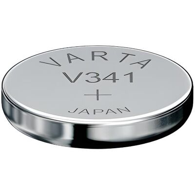 Pile montre en argent Varta V341 - 1,55V 11mAh - Publicité Pile montre en argent Varta V341 - 1,55V 11mAh - Publicité