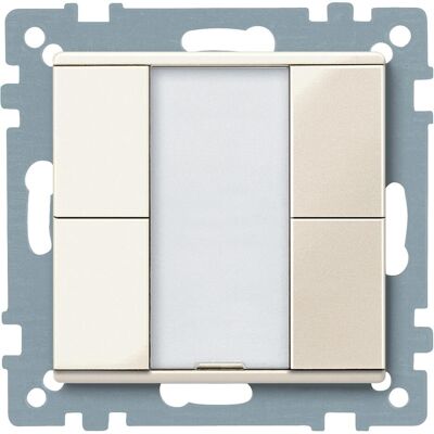 Schneider Bouton-poussoir double plus, blanc brillant, système M MTN617244, Bouton + interrupteur, Blanc - Publicité Schneider Bouton-poussoir double plus, blanc brillant, système M MTN617244, Bouton + interrupteur, Blanc - Publicité