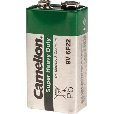 Pile Zinc-Carbon Camelion 9V - Batterie - Publicité Pile Zinc-Carbon Camelion 9V - Batterie - Publicité