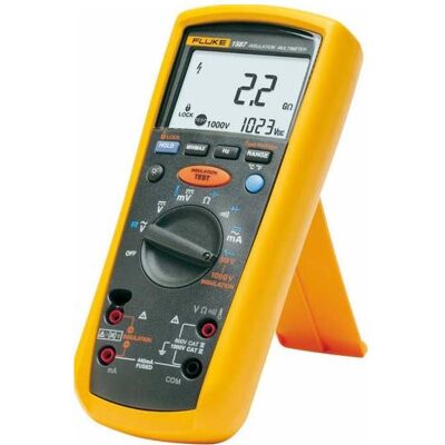 Fluke, Multimètre, 1587T Calibré selon la norme d'usine (ohn (CAT III 1000V, CAT IV 600V, Multimètre portable) - Publicité Fluke, Multimètre, 1587T Calibré selon la norme d'usine (ohn (CAT III 1000V, CAT IV 600V, Multimètre portable) - Publicité