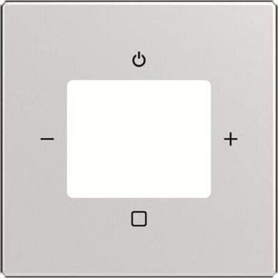 Busch-Jaeger Zentralscheibe Alusilber - Compatible avec radios - Publicité Busch-Jaeger Zentralscheibe Alusilber - Compatible avec radios - Publicité