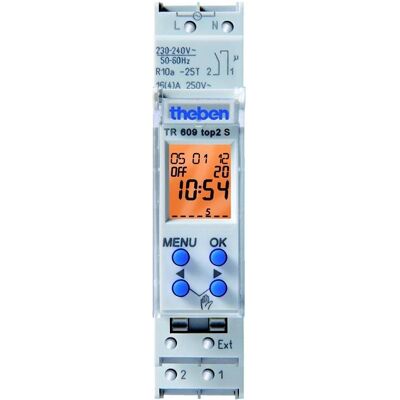 Theben, Minuterie, TR 609 top2 S - Publicité Theben, Minuterie, TR 609 top2 S - Publicité