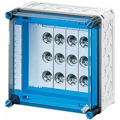 Hensel Mi 3226 - 4xDII - 25A - IP65 - enclosure - Publicité Hensel Mi 3226 - 4xDII - 25A - IP65 - enclosure - Publicité