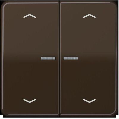 JUNG, Interrupteurs éclairage + volets électriques, BTCD17102PBR HOME Bouton-poussoir double - Publicité JUNG, Interrupteurs éclairage + volets électriques, BTCD17102PBR HOME Bouton-poussoir double - Publicité