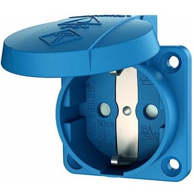 Mennekes, Prise de courant, MEN 11081 16A2P+E 230V Prise de courant SCHUKO en saillie bleu - Publicité Mennekes, Prise de courant, MEN 11081 16A2P+E 230V Prise de courant SCHUKO en saillie bleu - Publicité