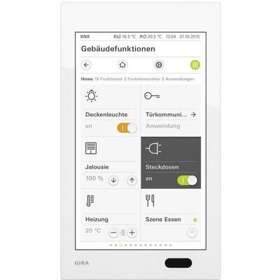 Gira Module de commande de pièce 207712 G1 24V verre blanc, Thermostat, Blanc - Publicité Gira Module de commande de pièce 207712 G1 24V verre blanc, Thermostat, Blanc - Publicité