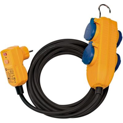 Brennenstuhl, Rallonge, Câble adaptateur de protection FI IP54 avec bloc d'alimentation 5m H07RN-F3G1.5 (5 m) - Publicité Brennenstuhl, Rallonge, Câble adaptateur de protection FI IP54 avec bloc d'alimentation 5m H07RN-F3G1.5 (5 m) - Publicité