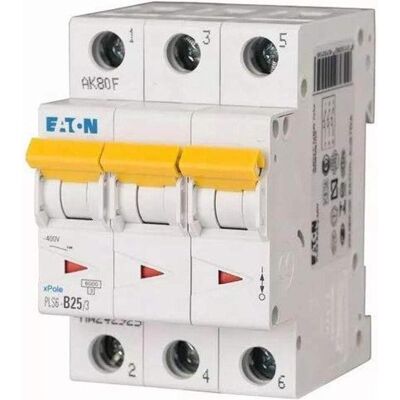 Eaton Pls6-c25/3n-mw - Disjoncteur Compact - Noir - Publicité Eaton Pls6-c25/3n-mw - Disjoncteur Compact - Noir - Publicité