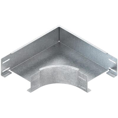 Niedax, Conduite des câbles, NIE RESS 110.100 Coude 90°, lourd, 110x100 mm, t=2,0 mm non articulé. Supports latéraux - Publicité Niedax, Conduite des câbles, NIE RESS 110.100 Coude 90°, lourd, 110x100 mm, t=2,0 mm non articulé. Supports latéraux - Publicité