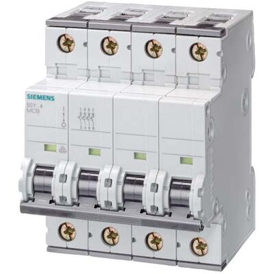 Siemens 5SY6610-6 - Disjoncteur - 10A, 400V, B, 3+N - Publicité Siemens 5SY6610-6 - Disjoncteur - 10A, 400V, B, 3+N - Publicité