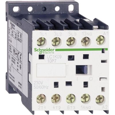 Schneider Electric Contacteur de puissance 400VAC 4kW 9A, Relai - Publicité Schneider Electric Contacteur de puissance 400VAC 4kW 9A, Relai - Publicité