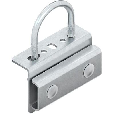 Niedax NIE MIHR 6030 F Support d'extrémité de lisse, D=60 mm galvanisé à chaud, Accessoires électroniques + boîtier - Publicité Niedax NIE MIHR 6030 F Support d'extrémité de lisse, D=60 mm galvanisé à chaud, Accessoires électroniques + boîtier - Publicité