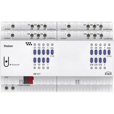 Theben HM 12 T KNX - Actionneur de chauffage - 12 canaux - Publicité Theben HM 12 T KNX - Actionneur de chauffage - 12 canaux - Publicité