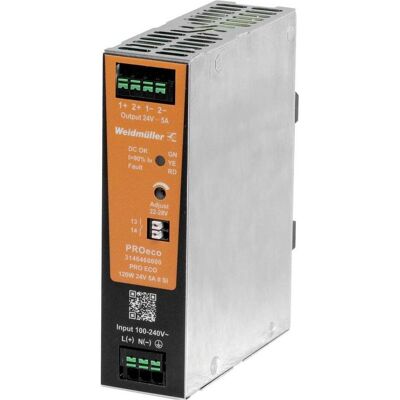 Weidmüller, Distributeur de courant mobile, 3146460000 Alimentation à découpage 24 V 5 A 120 W Contenu 1 pc. Publicité Weidmüller, Distributeur de courant mobile, 3146460000 Alimentation à découpage 24 V 5 A 120 W Contenu 1 pc. Publicité