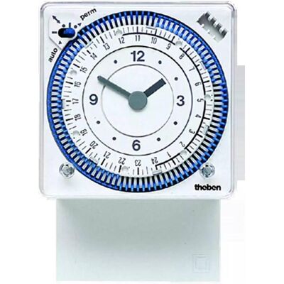 Theben, Minuterie, THE SUL189s110V Horloge analogique 1 canal Réserve de marche - Publicité Theben, Minuterie, THE SUL189s110V Horloge analogique 1 canal Réserve de marche - Publicité