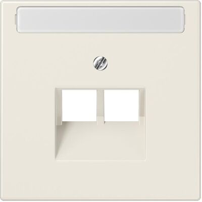 JUNG, Accessoires Gamme d'interrupteurs, Plaque centrale UAE/IAE 2f LS ws glz LS969-2NAUA - Publicité JUNG, Accessoires Gamme d'interrupteurs, Plaque centrale UAE/IAE 2f LS ws glz LS969-2NAUA - Publicité