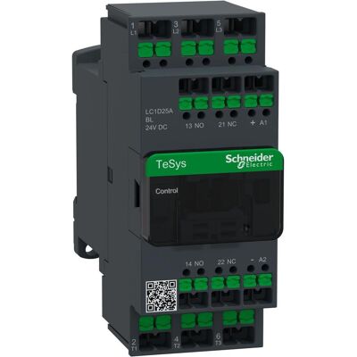 Schneider Leistungsschütz LC1D LC1D25ABL 3p +1S+1Ö 11 kW 25 A 400VAC3 Spule, Relai - Publicité Schneider Leistungsschütz LC1D LC1D25ABL 3p +1S+1Ö 11 kW 25 A 400VAC3 Spule, Relai - Publicité