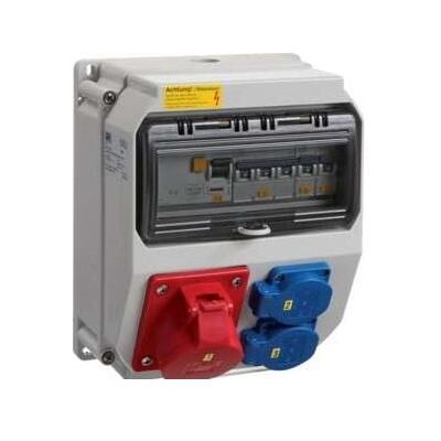 Hager Modèle ZAY15Z - 1 CEE 16A, 2 Schuko - Prise combinée - Publicité Hager Modèle ZAY15Z - 1 CEE 16A, 2 Schuko - Prise combinée - Publicité