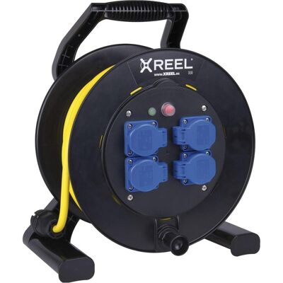 PCE, Enrouleur à câble, 9350161-p XREEL310 4xSSD54+L 50m3G1.5N07 (50 m, 1.50 mm²² mm) - Publicité PCE, Enrouleur à câble, 9350161-p XREEL310 4xSSD54+L 50m3G1.5N07 (50 m, 1.50 mm²² mm) - Publicité