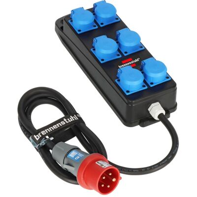 Brennenstuhl, Distributeur de chantier, Distributore di Energia Portatile (6x, CEE 7/3) - Publicité Brennenstuhl, Distributeur de chantier, Distributore di Energia Portatile (6x, CEE 7/3) - Publicité