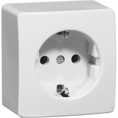 Peha H 6600 V - blanc - 16 A - Schuko - Prise électrique - Publicité Peha H 6600 V - blanc - 16 A - Schuko - Prise électrique - Publicité