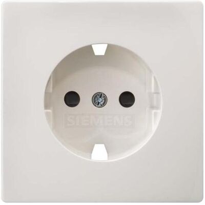 Siemens Accessoires Gamme d'interrupteurs, Cache-prise DELTAstyle ti-ws 5UH1066 - Publicité Siemens Accessoires Gamme d'interrupteurs, Cache-prise DELTAstyle ti-ws 5UH1066 - Publicité