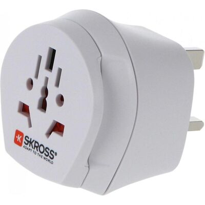 Skross, Adaptateur de voyage, World to UK - Publicité Skross, Adaptateur de voyage, World to UK - Publicité