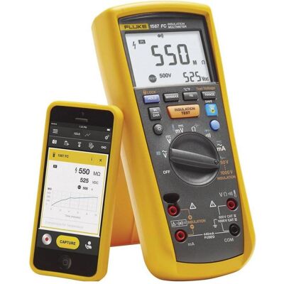 Fluke, Multimètre, 1587 Fc (CAT III 1000V, CAT IV 600V, Multimètre portable) - Publicité Fluke, Multimètre, 1587 Fc (CAT III 1000V, CAT IV 600V, Multimètre portable) - Publicité