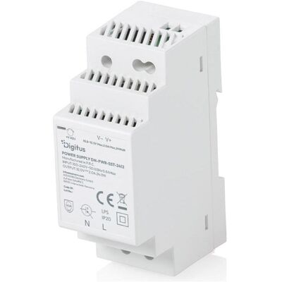 Digitus Distributeur de courant mobile, Alimentation électrique 12V / 2A / 24W Step-Shape DIN-Rail (Slim, Class II) - Publicité Digitus Distributeur de courant mobile, Alimentation électrique 12V / 2A / 24W Step-Shape DIN-Rail (Slim, Class II) - Publicité