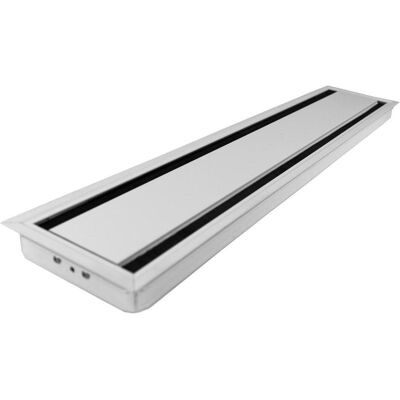 TecLines - TKD010W - 135x600mm - Aluminium blanc - Passage de câbles de bureau - Publicité TecLines - TKD010W - 135x600mm - Aluminium blanc - Passage de câbles de bureau - Publicité