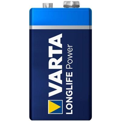 Varta 4922121412 Batterie Longlife Power 9V - Batterie - Publicité Varta 4922121412 Batterie Longlife Power 9V - Batterie - Publicité