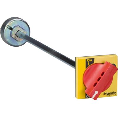 Schneider Electric - Poignée rotative frontale étendue - rouge/jaune - pour INS250 & INV100...250 - LV431051 - Publicité Schneider Electric - Poignée rotative frontale étendue - rouge/jaune - pour INS250 & INV100...250 - LV431051 - Publicité