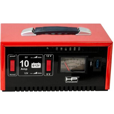 HP Autozubehör, Chargeurs de batterie de voiture, Chargeur de batterie 20510, 6/12 V, 10 A, charge normale et rapide (10 A, 12V, 6V) - Publicité HP Autozubehör, Chargeurs de batterie de voiture, Chargeur de batterie 20510, 6/12 V, 10 A, charge normale et rapide (10 A, 12V, 6V) - Publicité