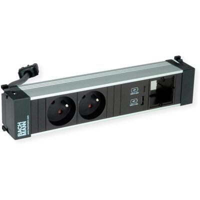 Multiprise Bachmann Modèle 916.5281xUSB A&C 22W - Multiprise - Publicité Multiprise Bachmann Modèle 916.5281xUSB A&C 22W - Multiprise - Publicité