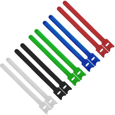 Attaches de câble Inline - Multicolore 10 pcs - Publicité Attaches de câble Inline - Multicolore 10 pcs - Publicité