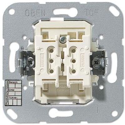 JUNG, Sécurité des bâtiments : accessoires, 4072.02LED Bouton-poussoir KNX Coupleur de bus 2-fois - position centrale - Publicité JUNG, Sécurité des bâtiments : accessoires, 4072.02LED Bouton-poussoir KNX Coupleur de bus 2-fois - position centrale - Publicité