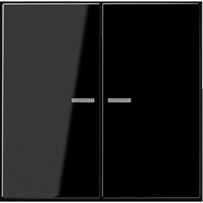 JUNG BTLS17102SW HOME Bouton-poussoir double, Bouton + interrupteur, Noir - Publicité JUNG BTLS17102SW HOME Bouton-poussoir double, Bouton + interrupteur, Noir - Publicité
