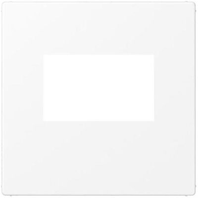 JUNG, Accessoires Gamme d'interrupteurs, Plaque centrale USB A ws mt Klemmbef sans A1569USBWWM - Publicité JUNG, Accessoires Gamme d'interrupteurs, Plaque centrale USB A ws mt Klemmbef sans A1569USBWWM - Publicité