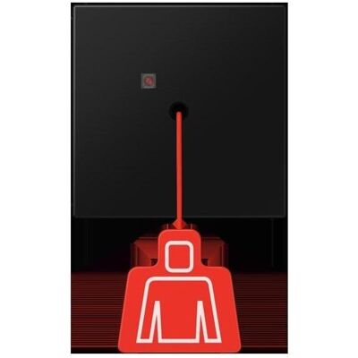JUNG Bouton-poussoir à tirette, Bouton + interrupteur, Noir - Publicité JUNG Bouton-poussoir à tirette, Bouton + interrupteur, Noir - Publicité